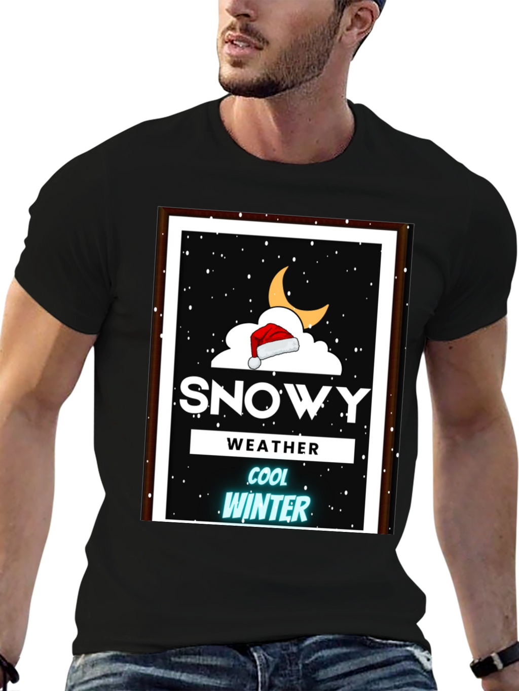 Snowy Winter Graphic T-Shirt