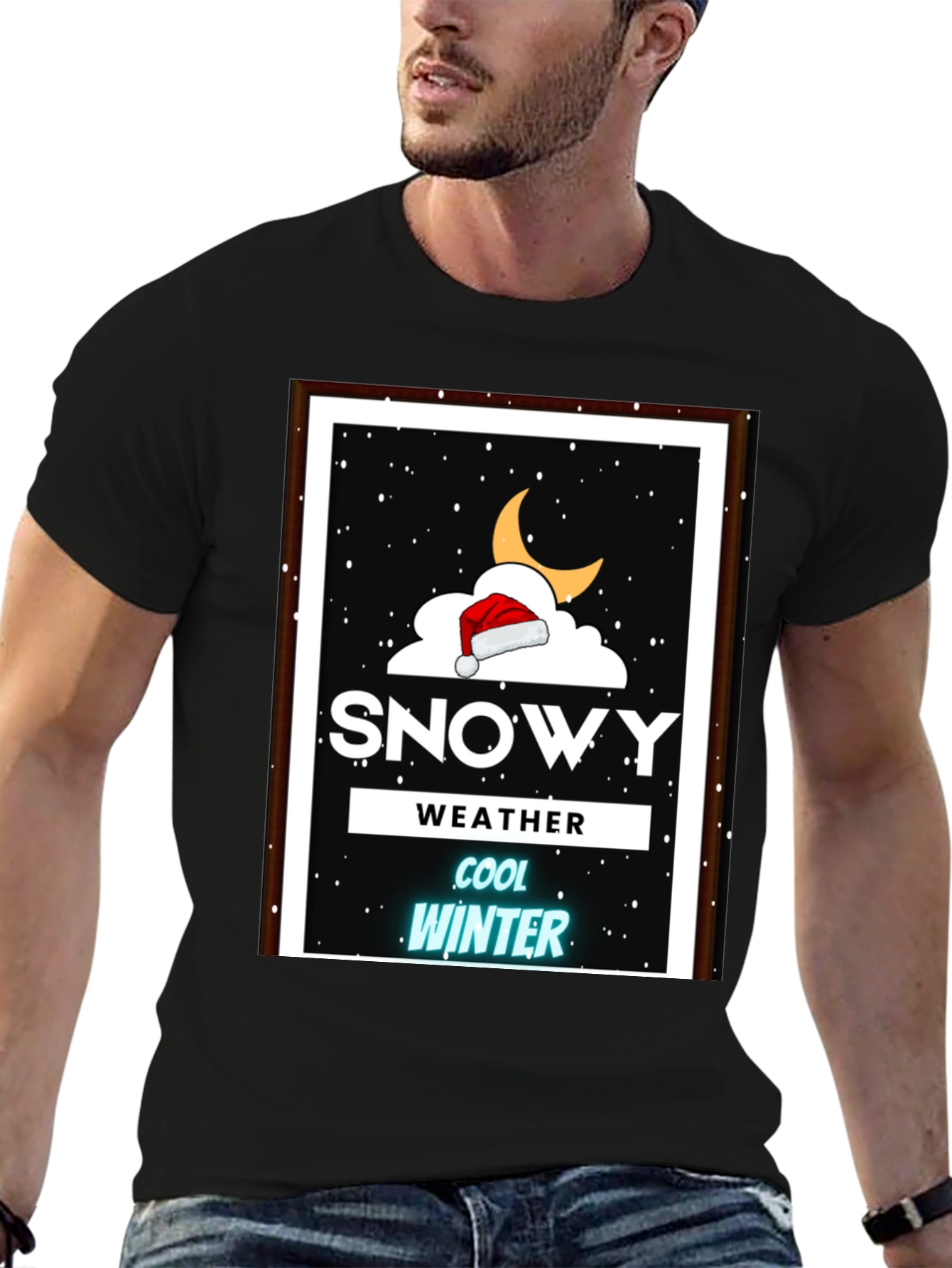 Snowy Winter Graphic T-Shirt