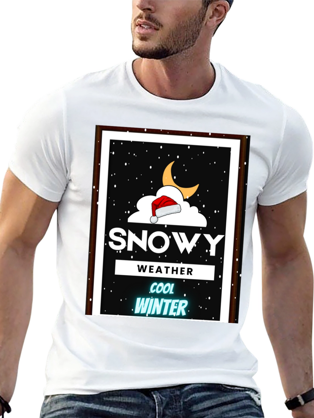 Snowy Winter Graphic T-Shirt