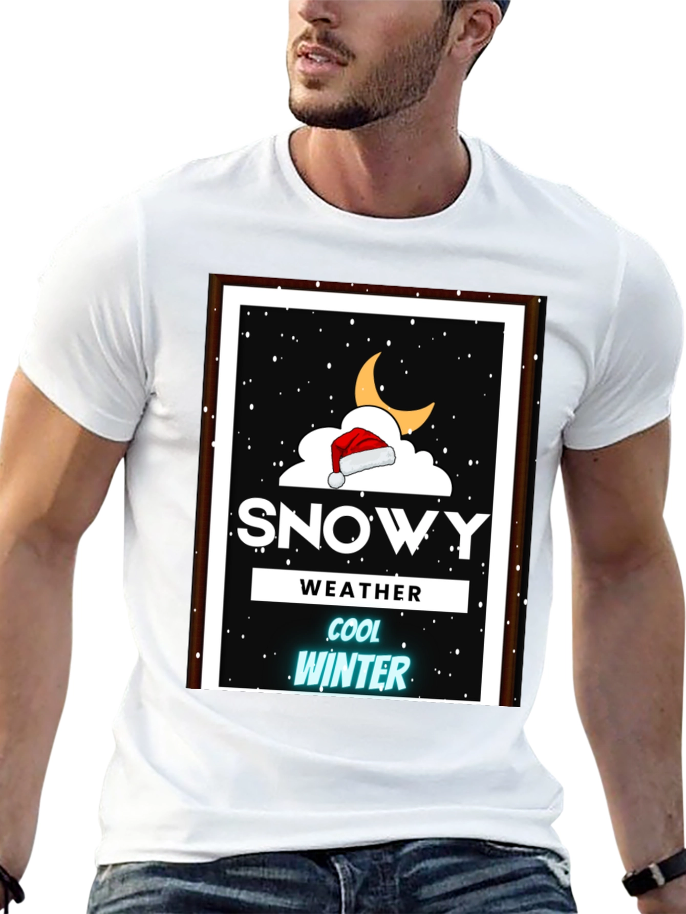 Snowy Winter Graphic T-Shirt