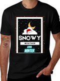 Snowy Winter Graphic T-Shirt