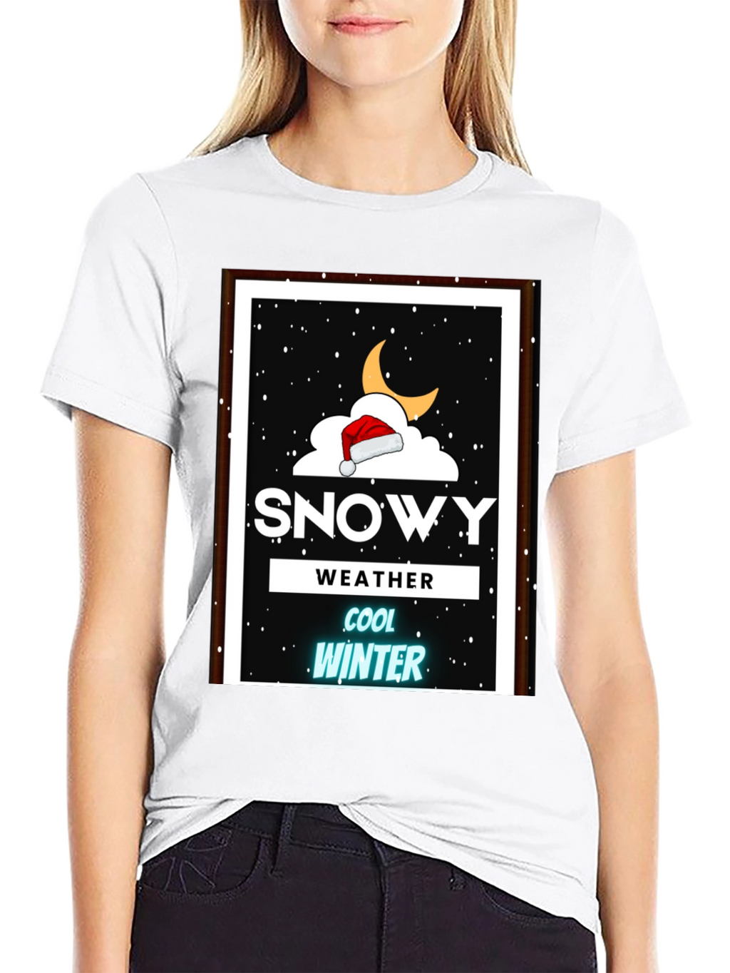 Snowy Winter Graphic T-Shirt