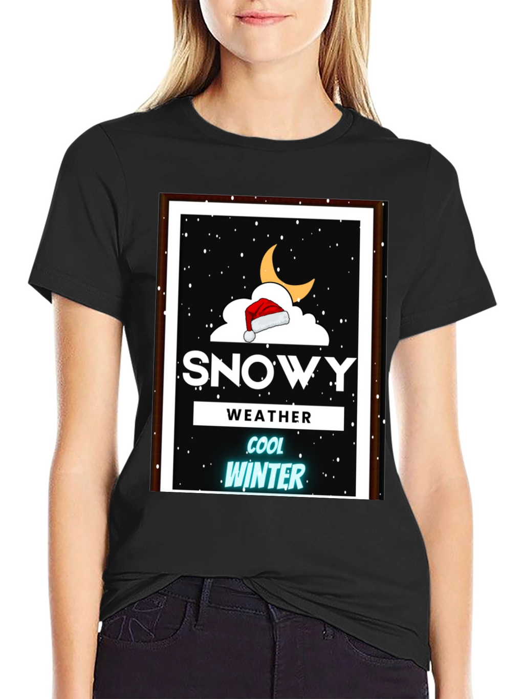 Snowy Winter Graphic T-Shirt