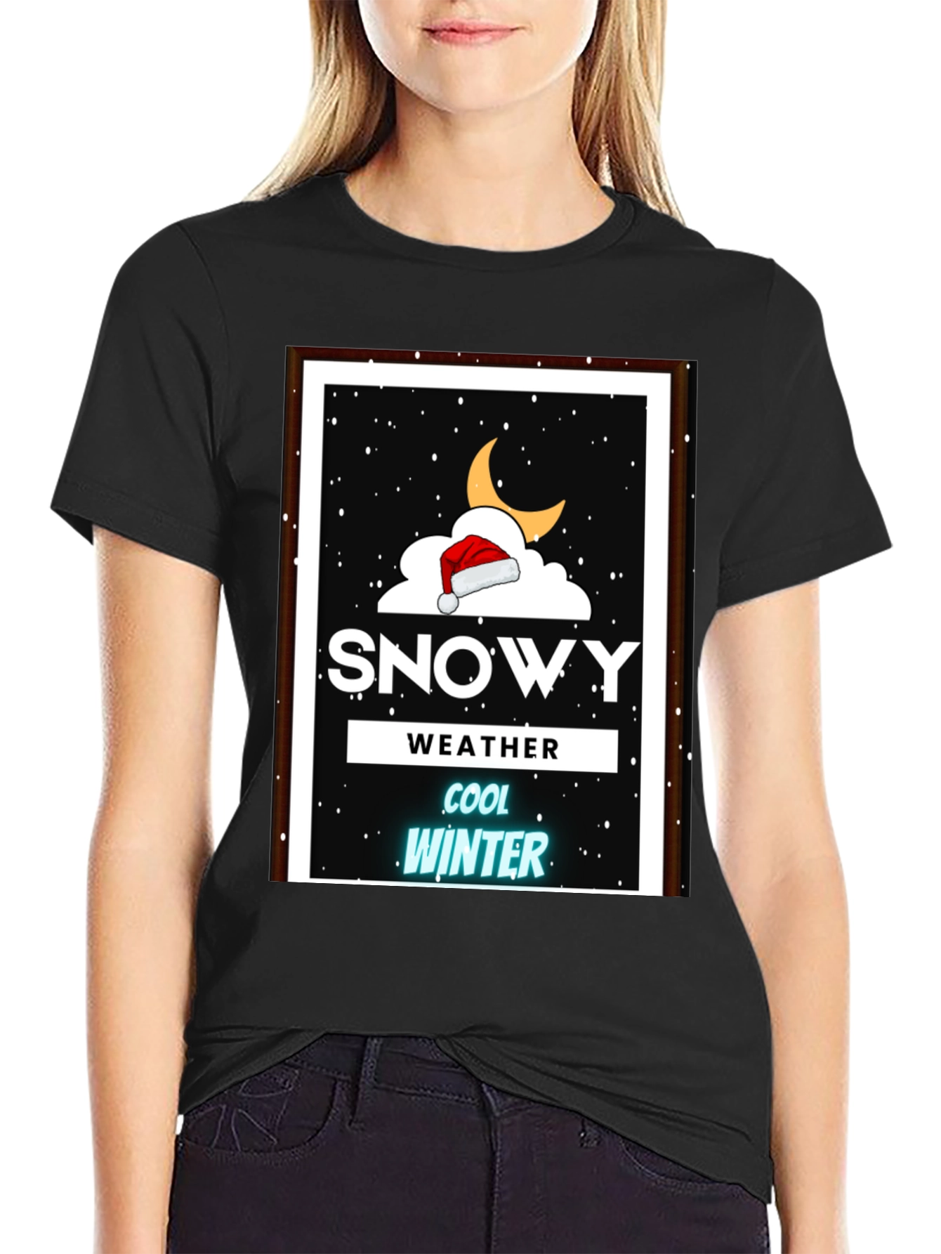Snowy Winter Graphic T-Shirt