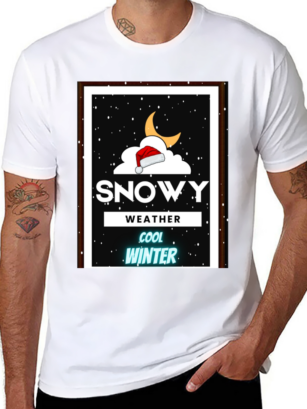 Snowy Winter Graphic T-Shirt
