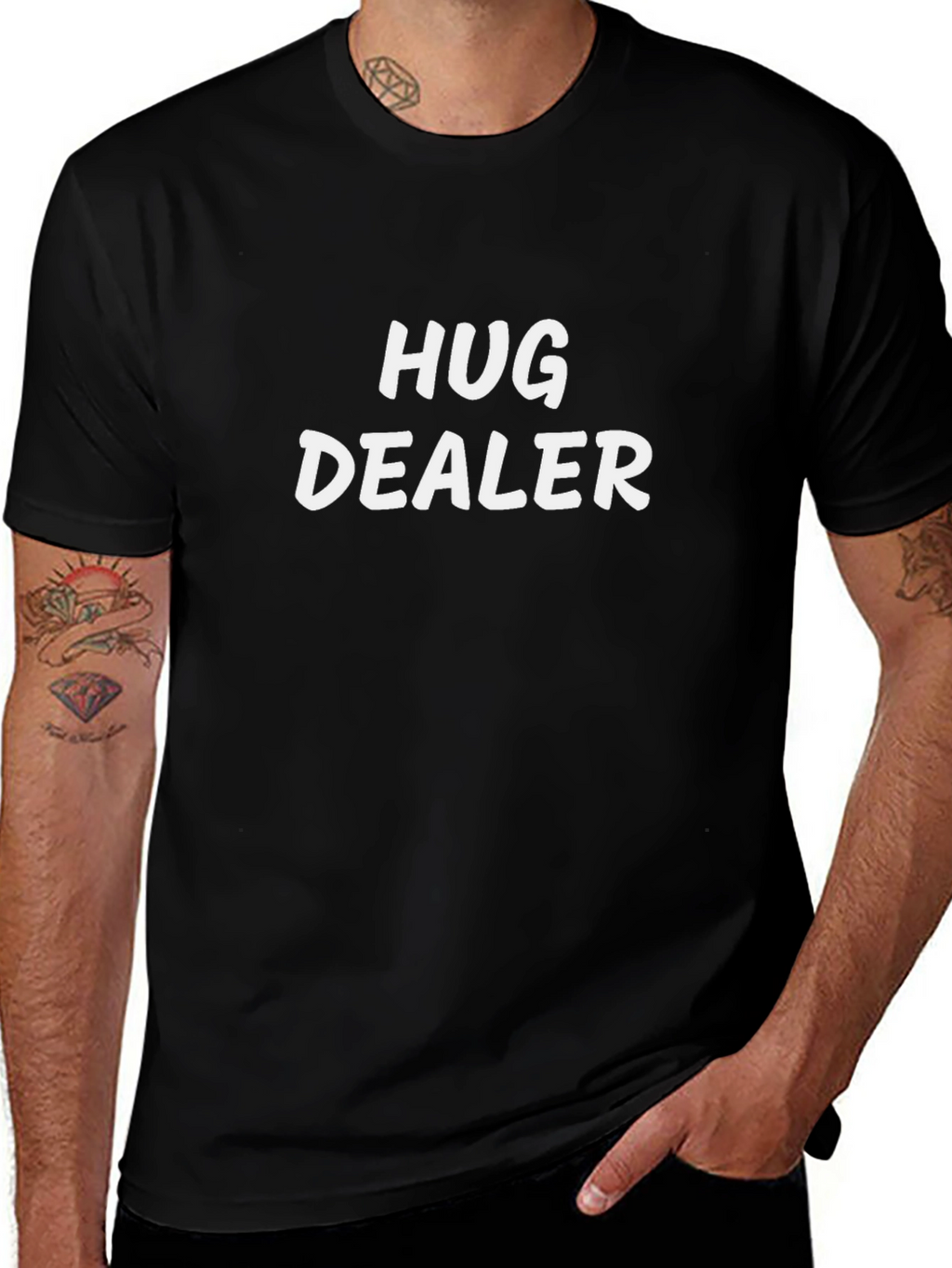 Hug Dealer T-Shirt -  Comfortable Casual Tee