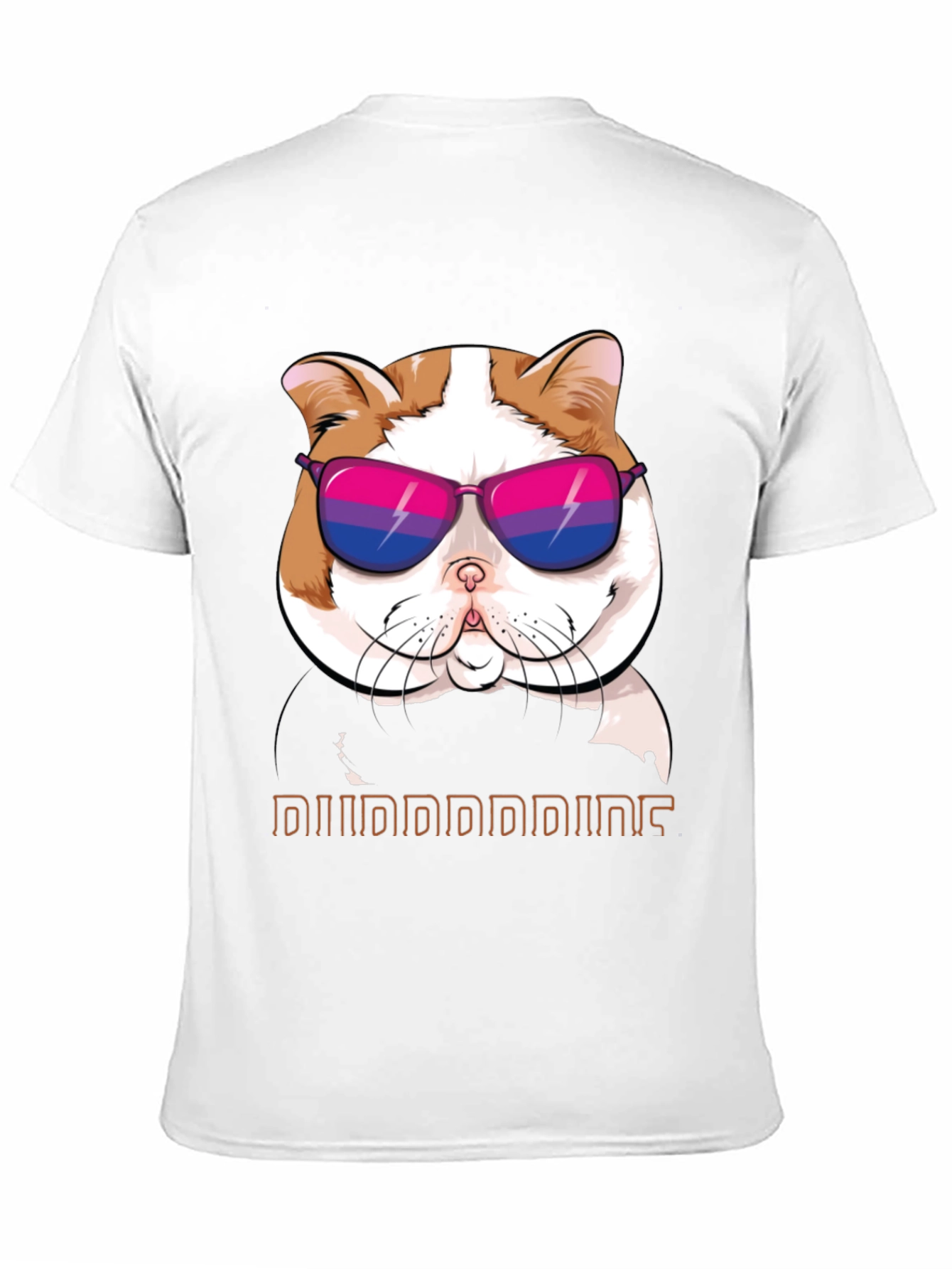 Cool Cat T-Shirt: Bi Pride Sunglasses