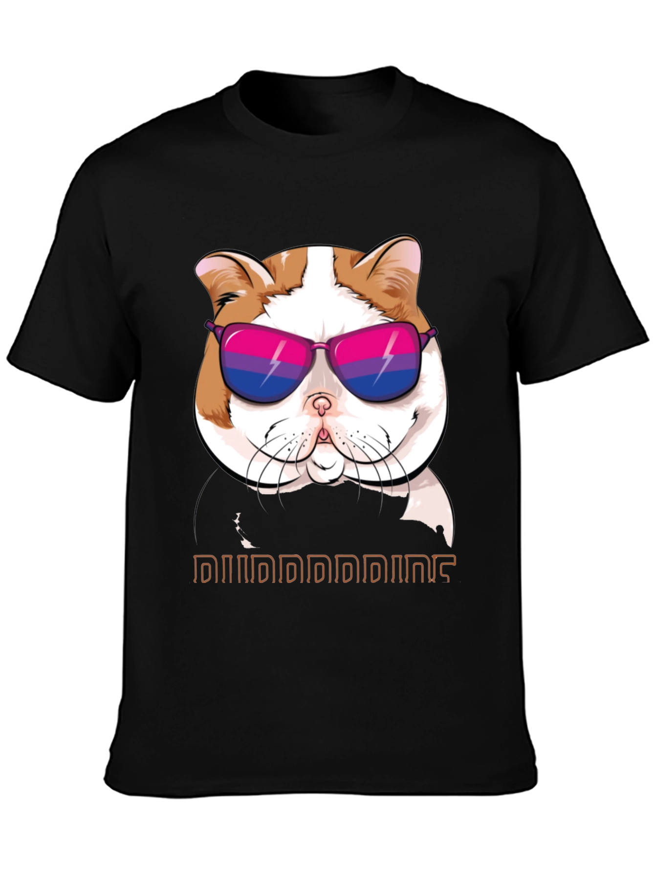 Cool Cat T-Shirt: Bi Pride Sunglasses