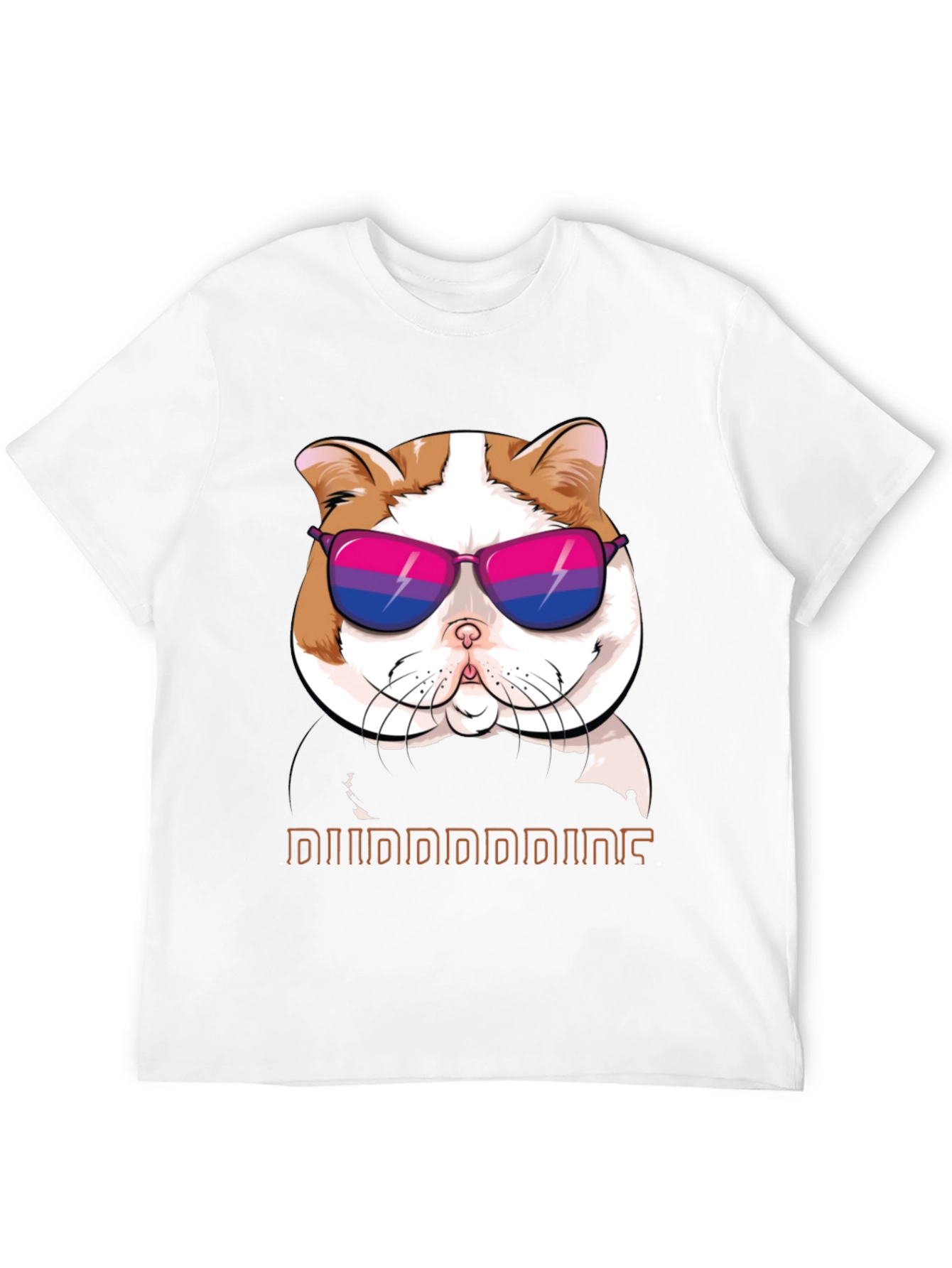 Cool Cat T-Shirt: Bi Pride Sunglasses