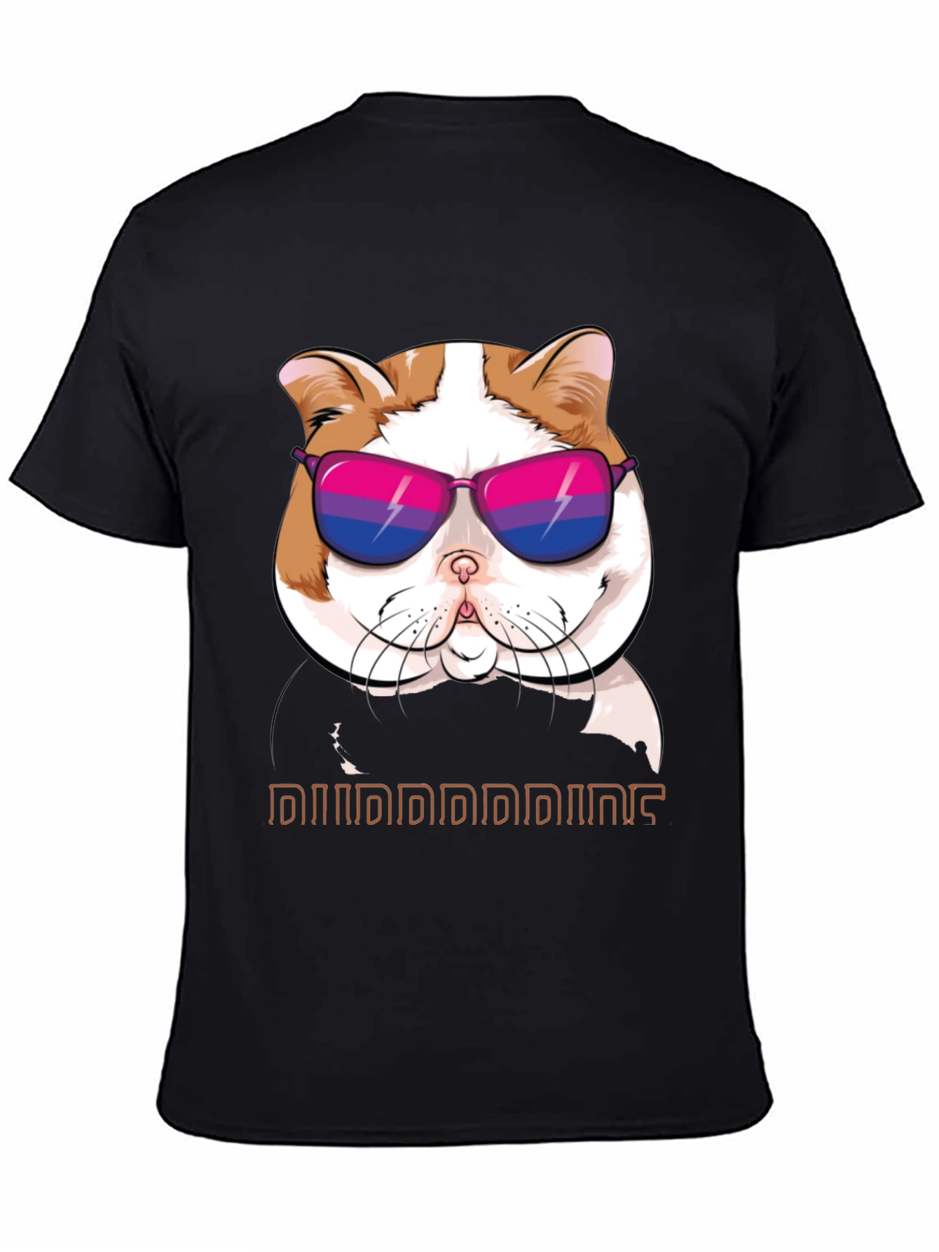 Cool Cat T-Shirt: Bi Pride Sunglasses