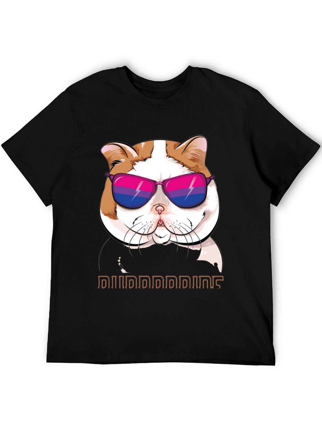 Cool Cat T-Shirt: Bi Pride Sunglasses
