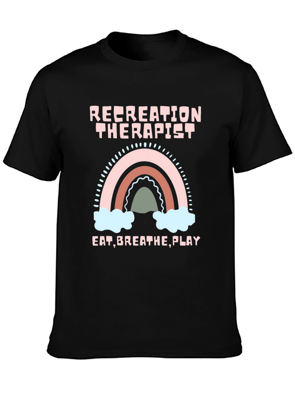 Recreation Therapist Rainbow T-Shirt