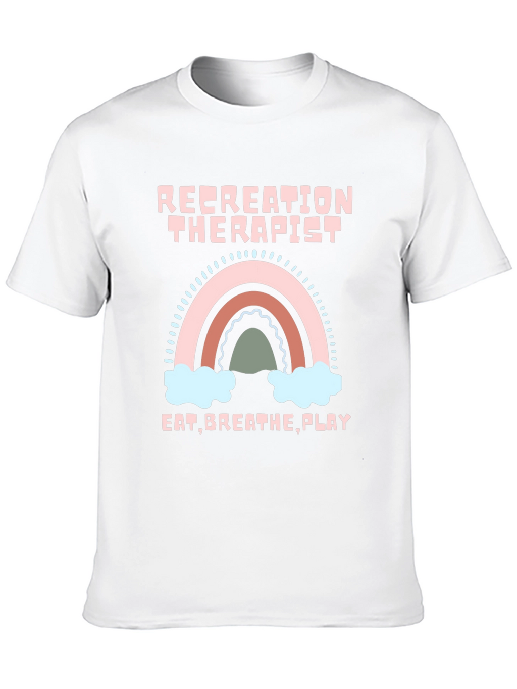 Recreation Therapist Rainbow T-Shirt