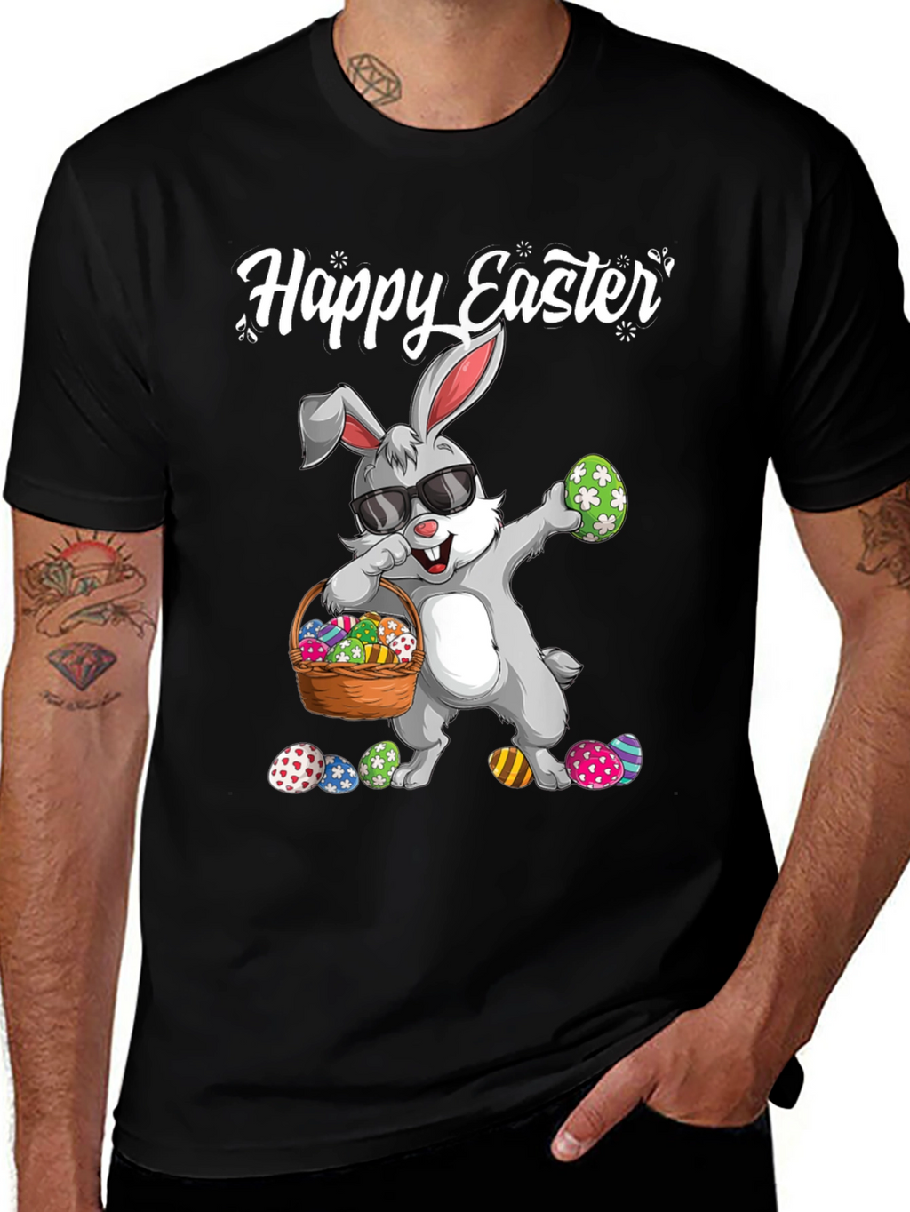 Happy Easter Bunny Graphic T-Shirt