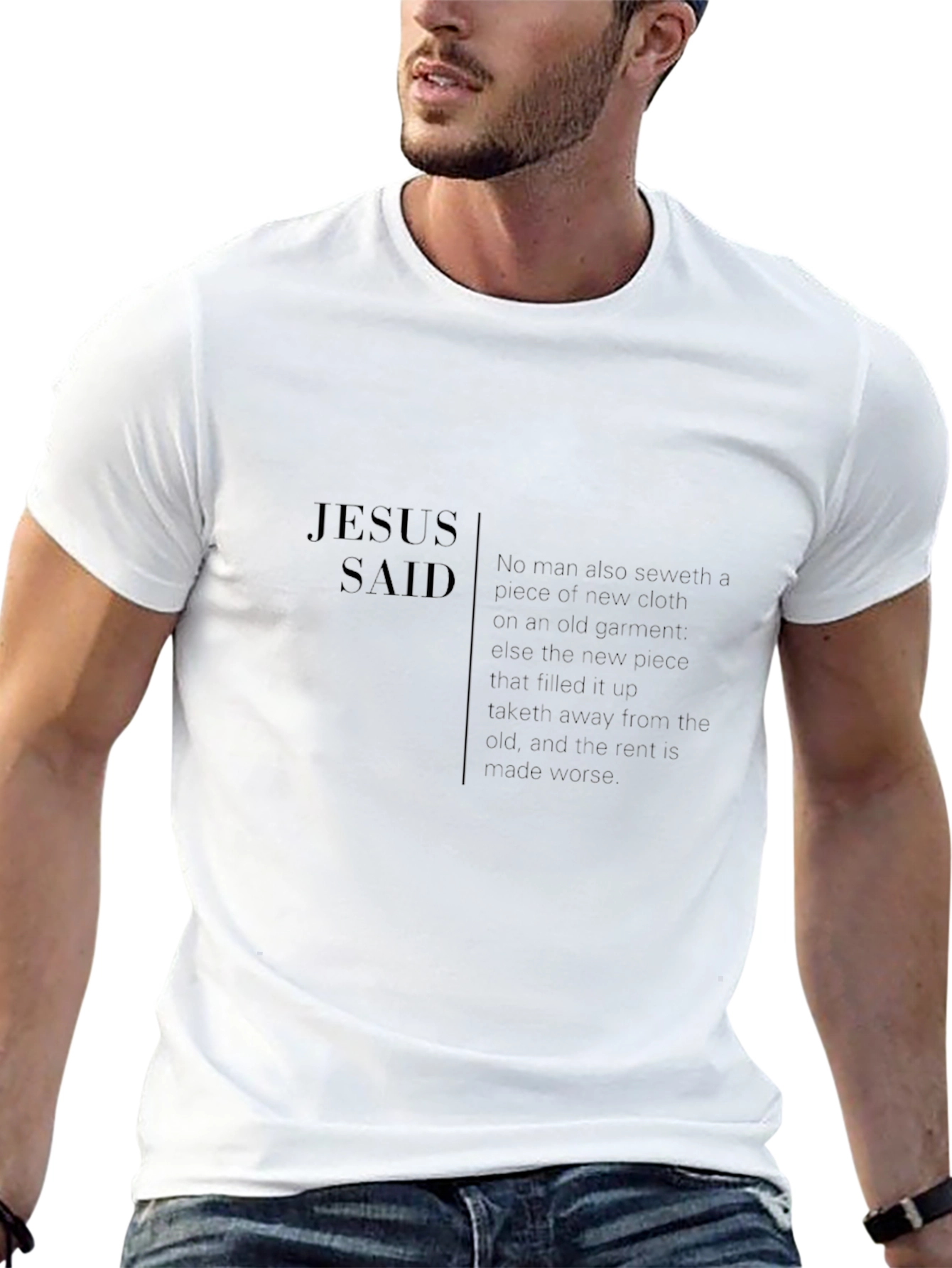 Jesus Said Graphic T-Shirt - Christian Apparel