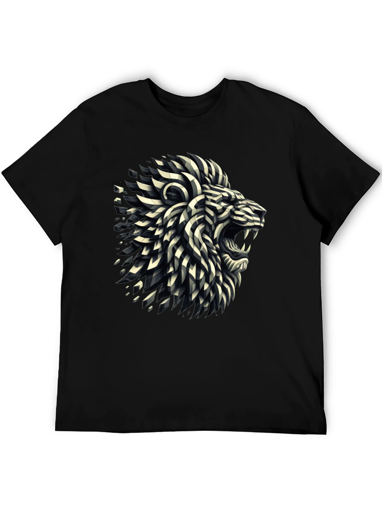 Striking Lion Graphic T-Shirt - Bold & Stylish