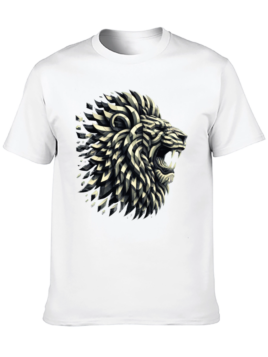 Striking Lion Graphic T-Shirt - Bold & Stylish