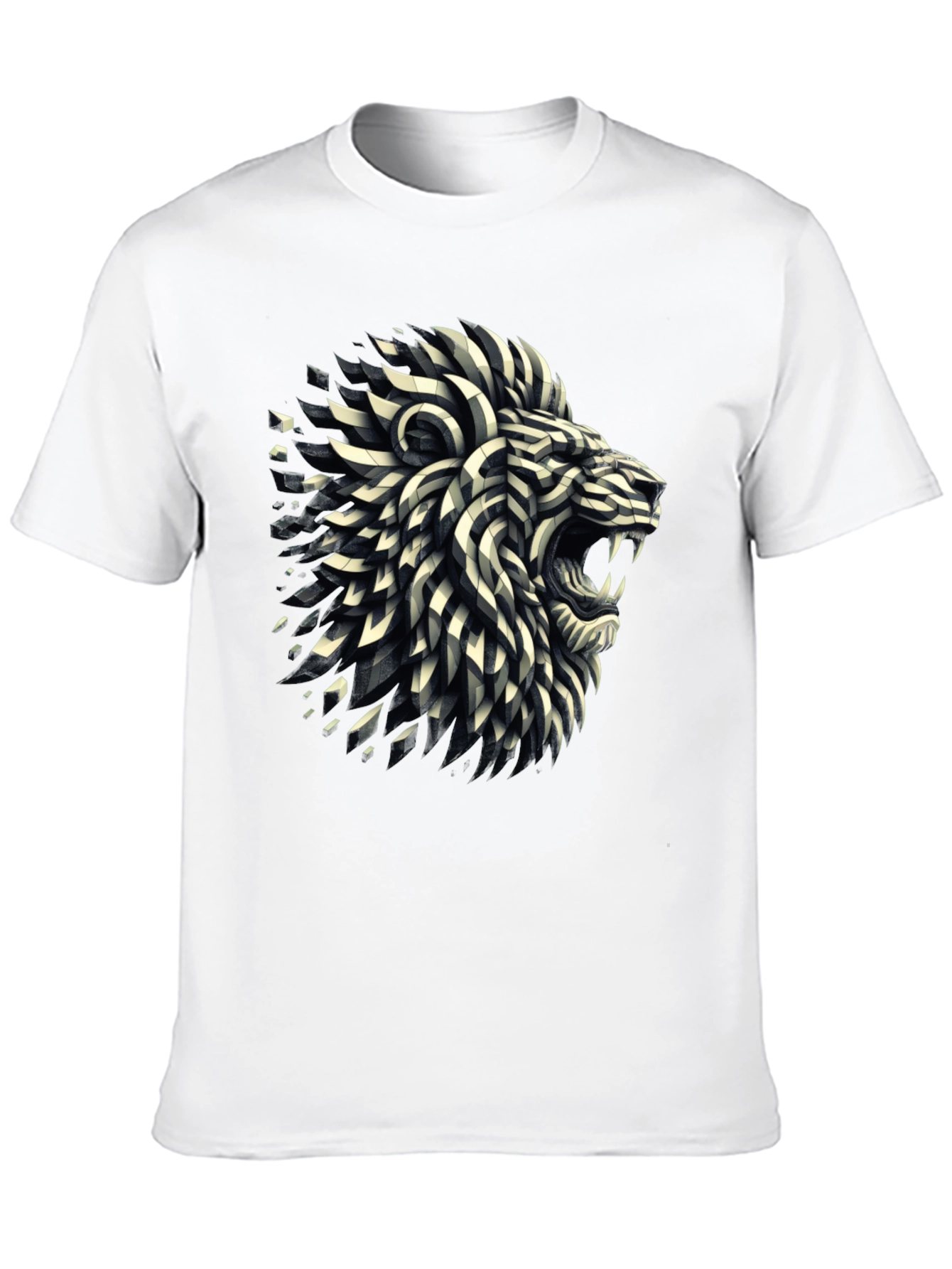 Striking Lion Graphic T-Shirt - Bold & Stylish