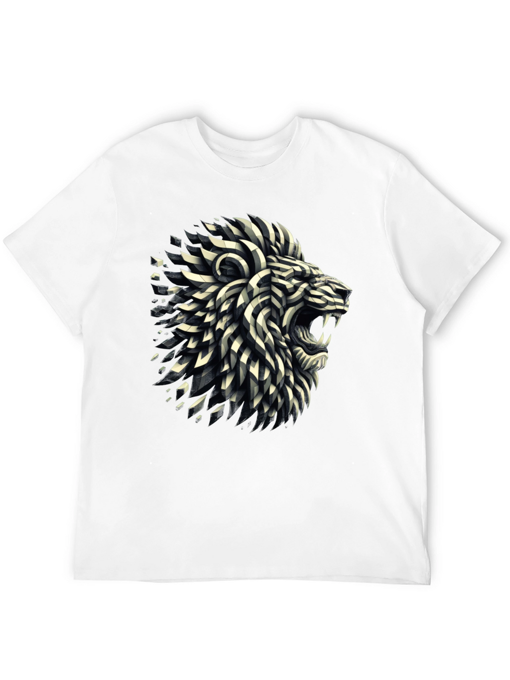 Striking Lion Graphic T-Shirt - Bold & Stylish