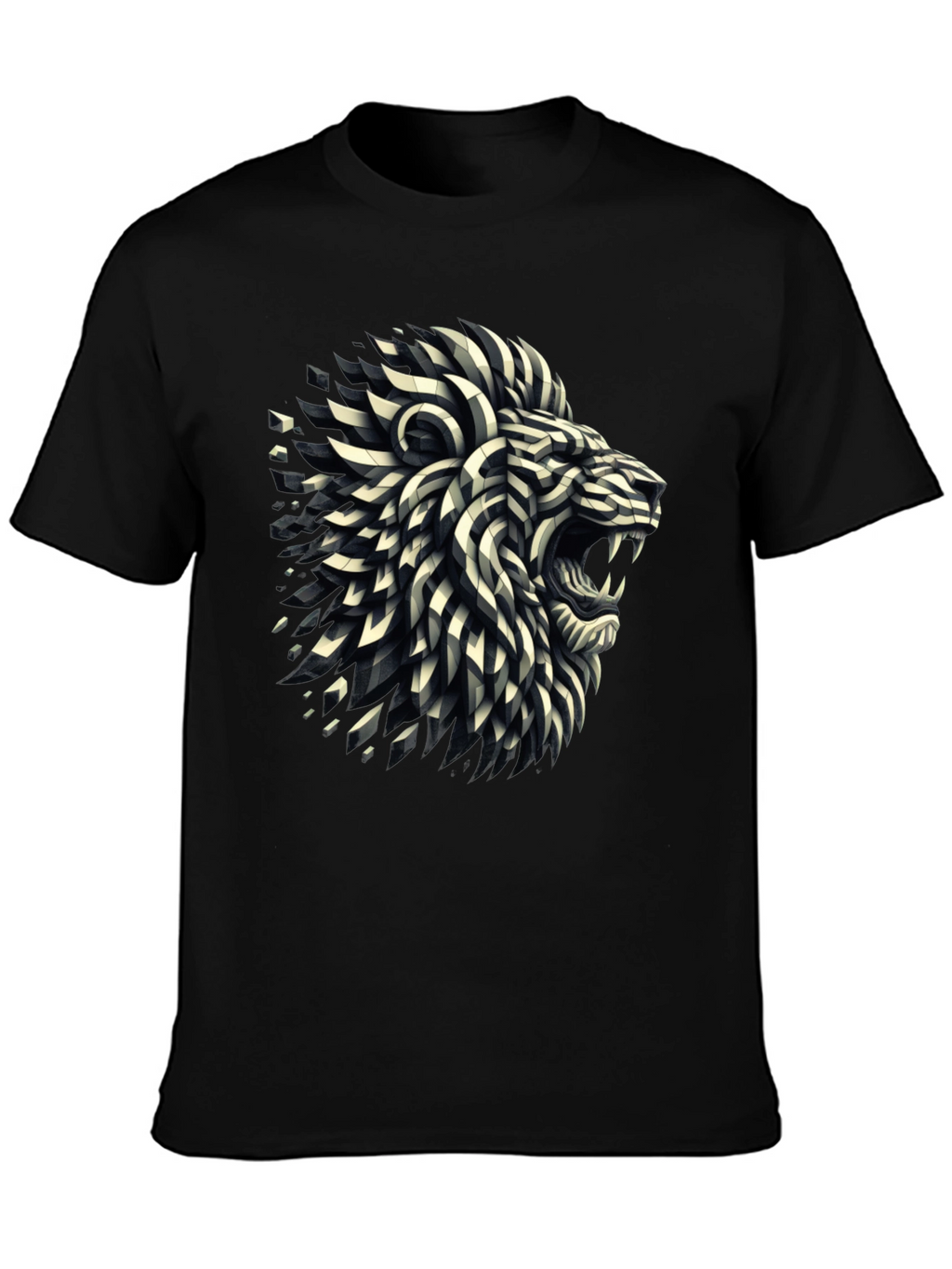 Striking Lion Graphic T-Shirt - Bold & Stylish