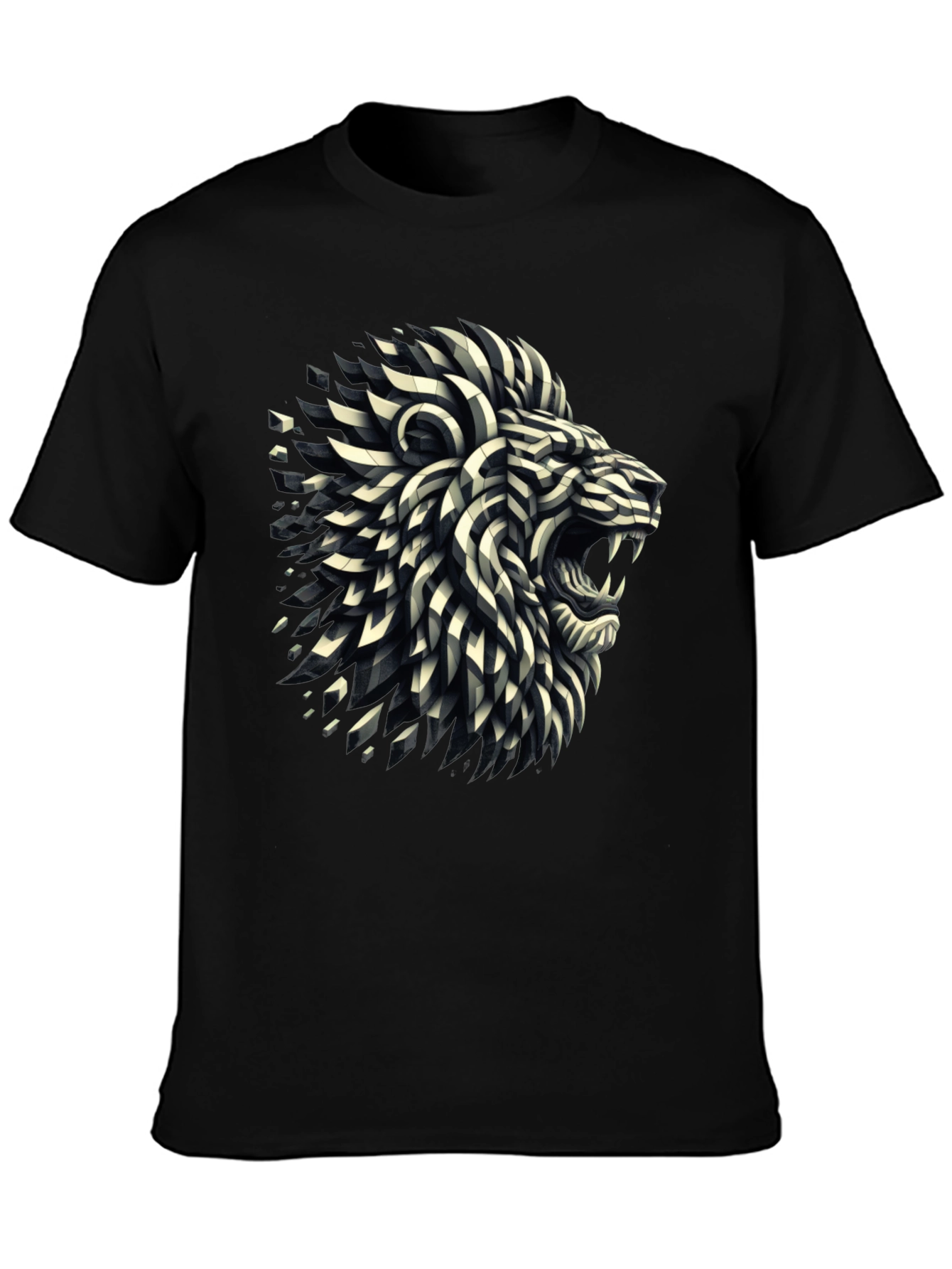 Striking Lion Graphic T-Shirt - Bold & Stylish