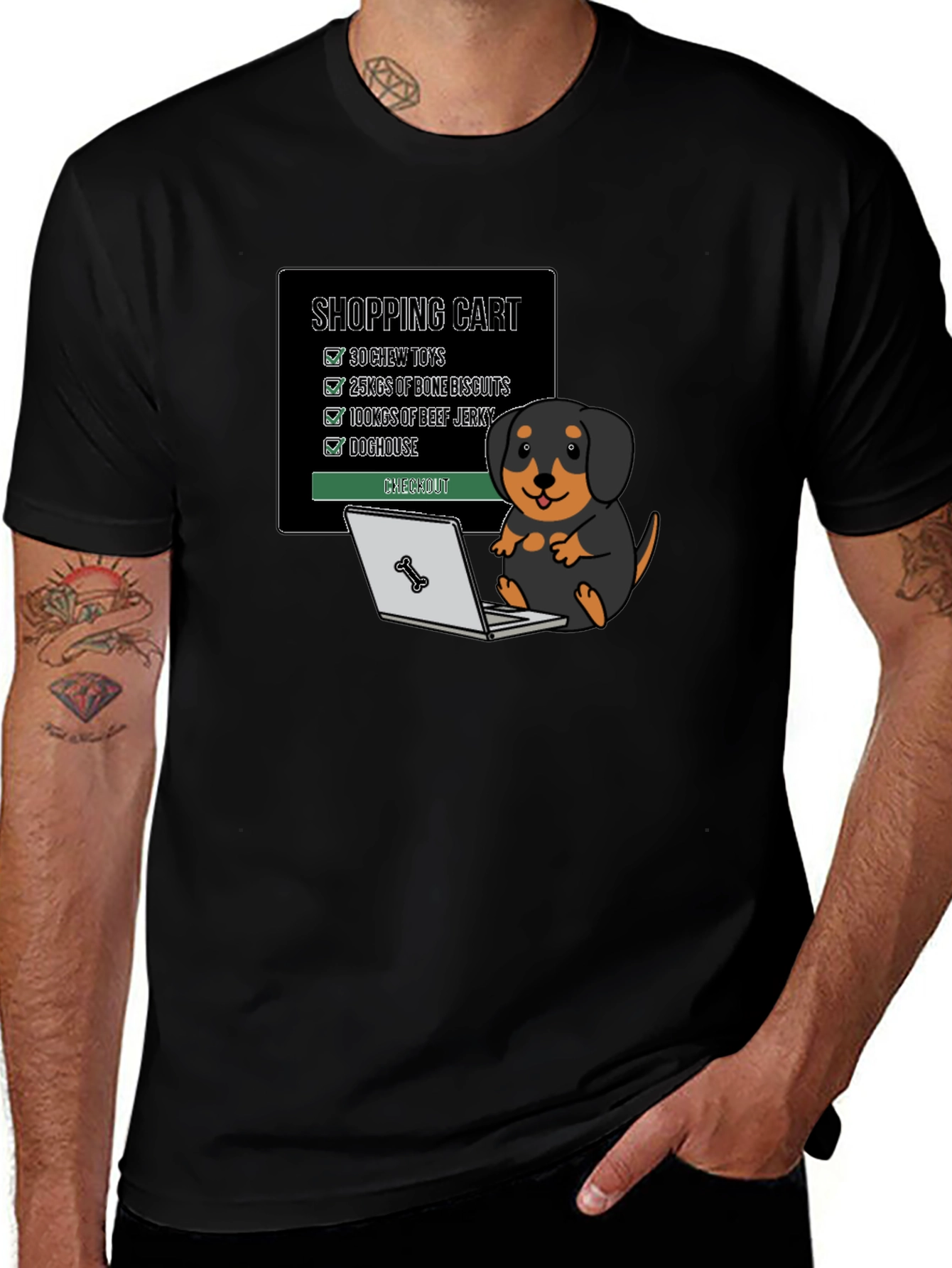 Dog Lover Shopping Spree T-Shirt