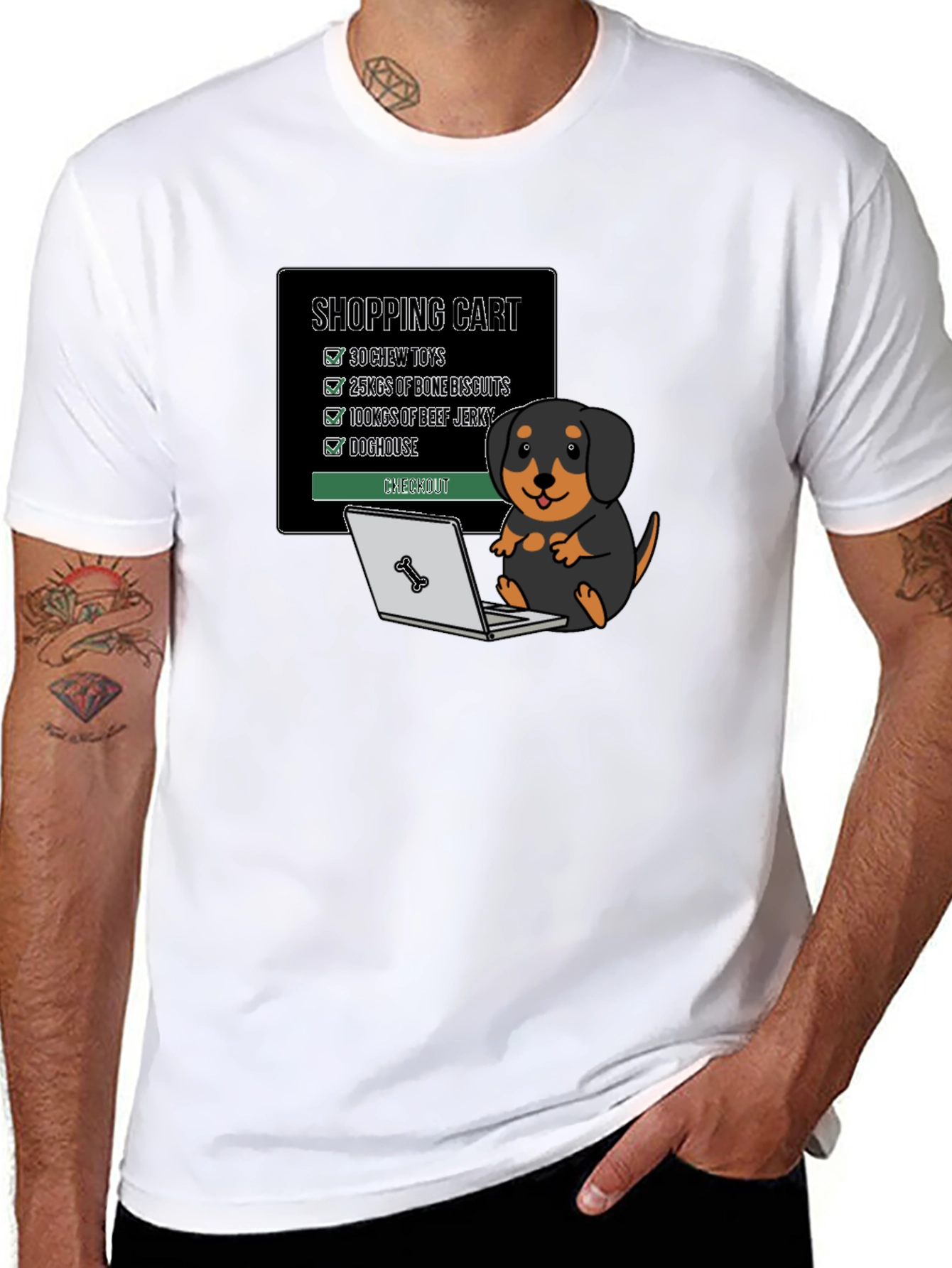 Dog Lover Shopping Spree T-Shirt