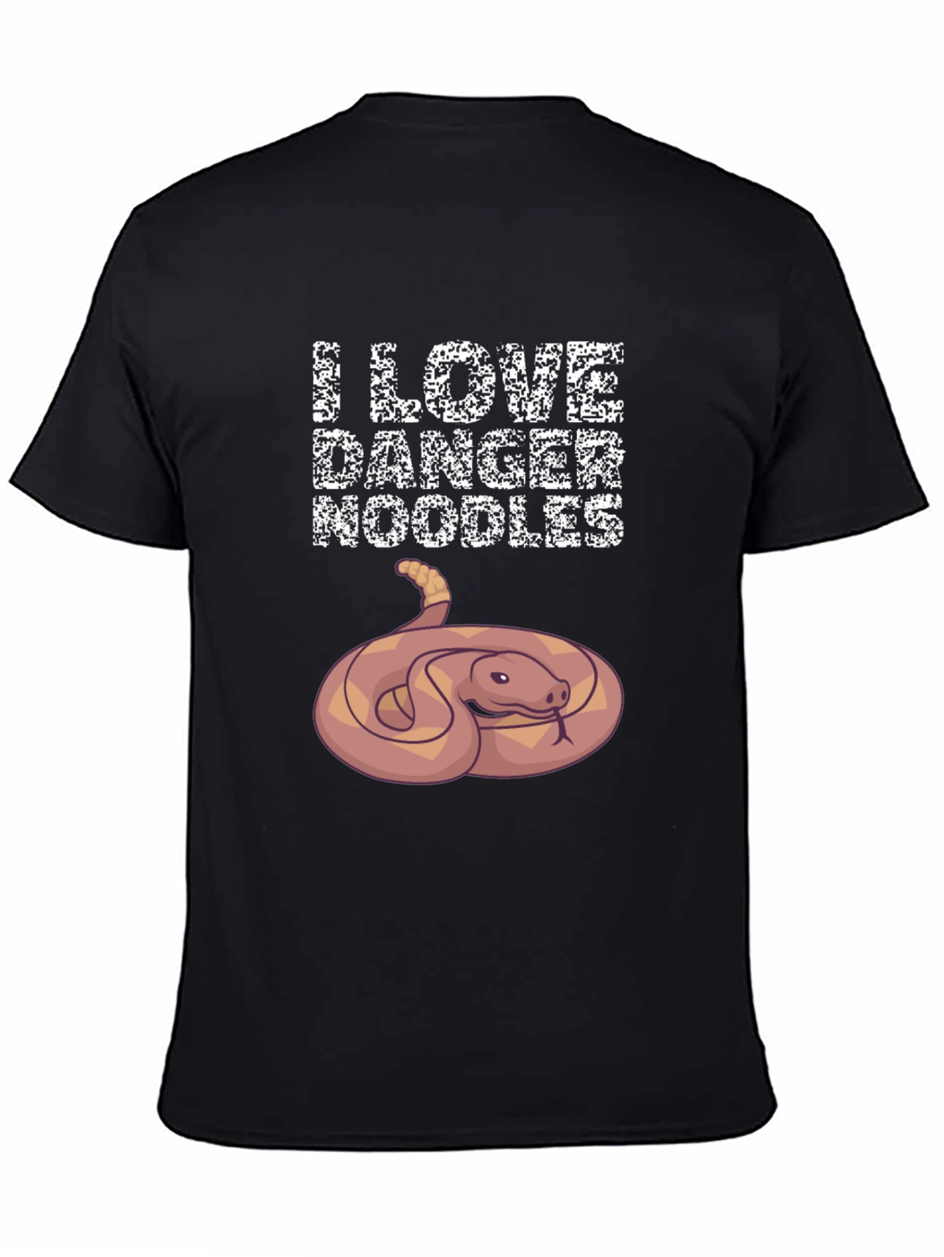 Danger Noodles Snake Graphic Tee - Funny Reptile Lover T-Shirt