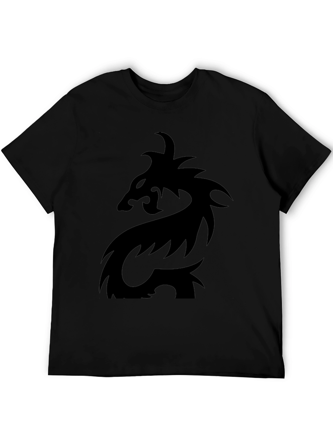 Black Dragon Graphic Tee - Mens Casual T-Shirt