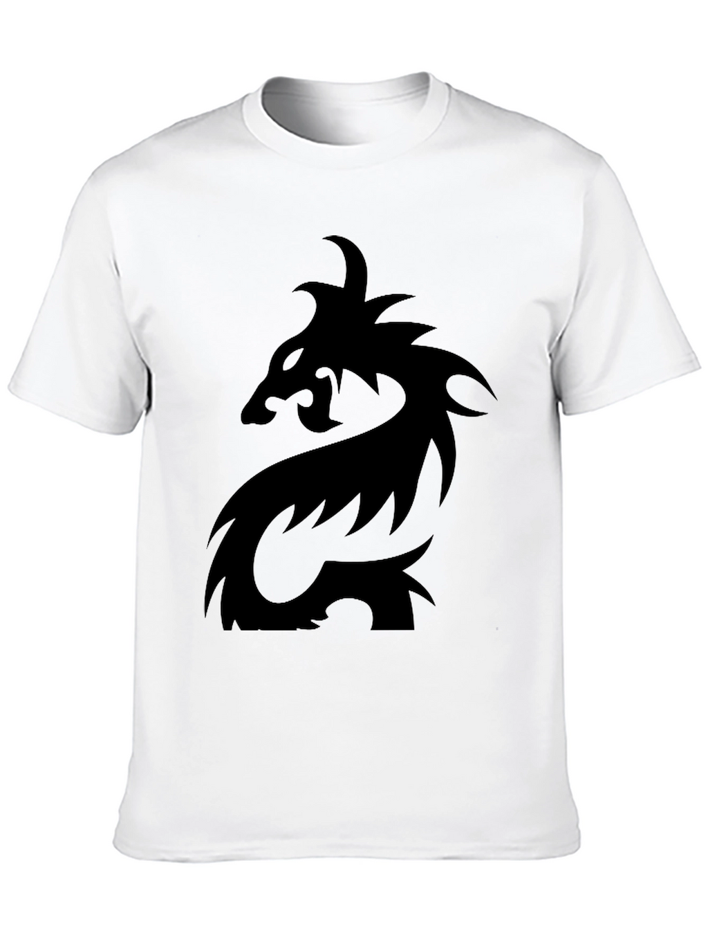 Black Dragon Graphic Tee - Mens Casual T-Shirt