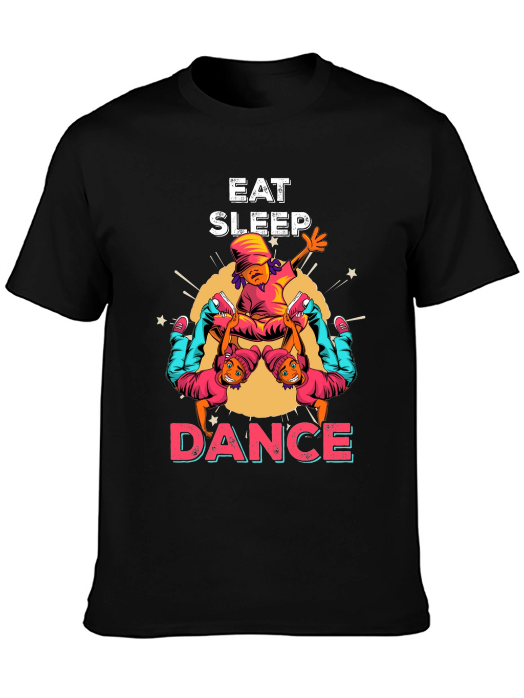 Eat Sleep Dance Graphic T-Shirt - Urban Style