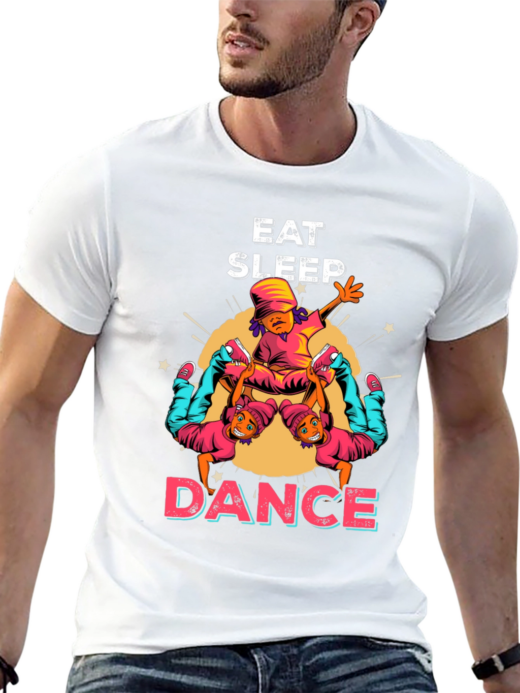 Eat Sleep Dance Graphic T-Shirt - Urban Style