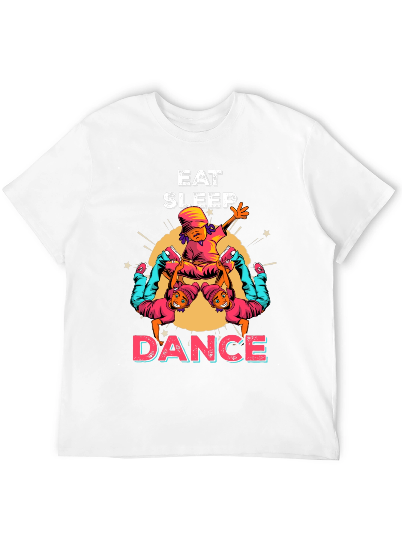 Eat Sleep Dance Graphic T-Shirt - Urban Style