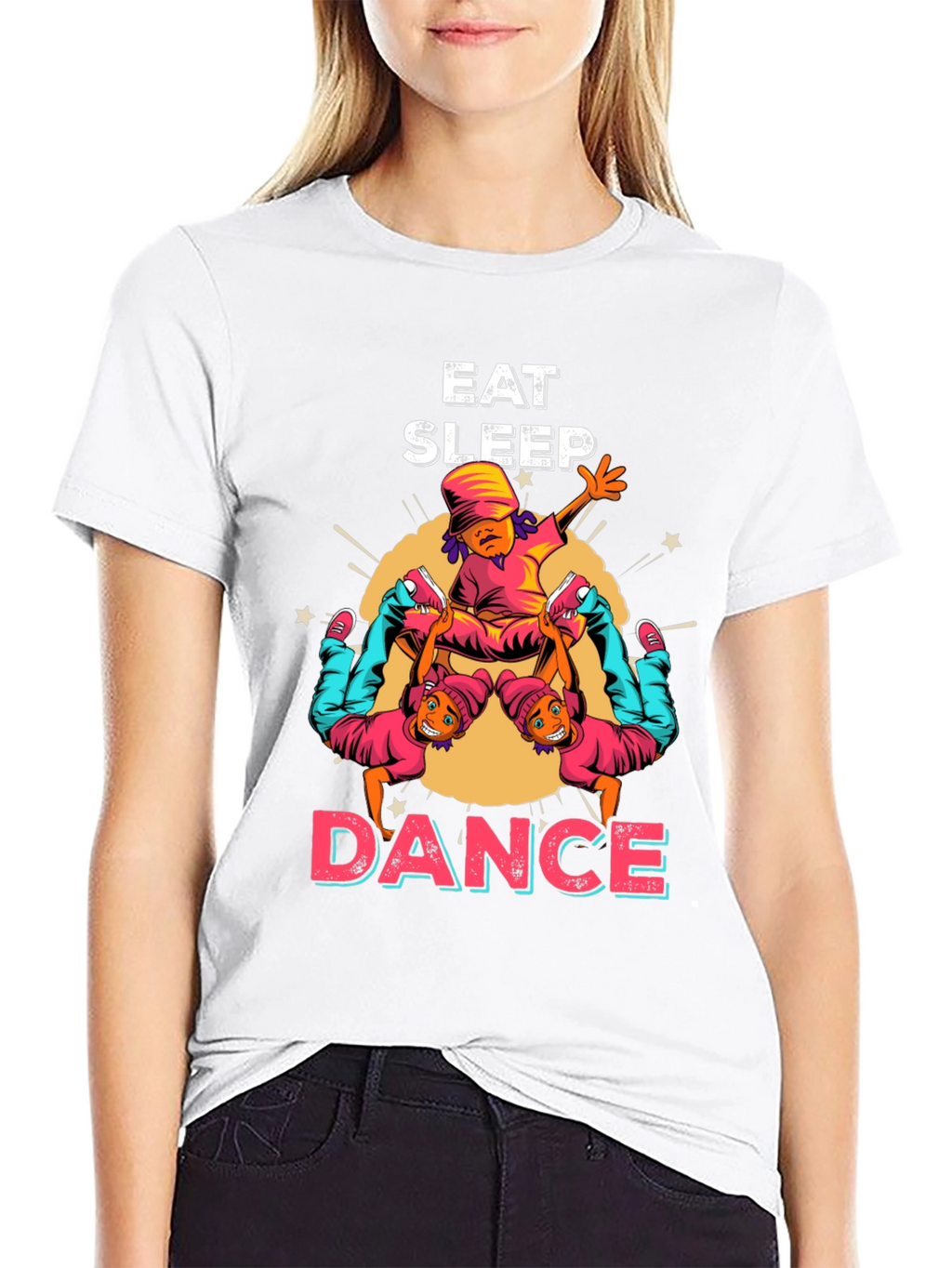 Eat Sleep Dance Graphic T-Shirt - Urban Style