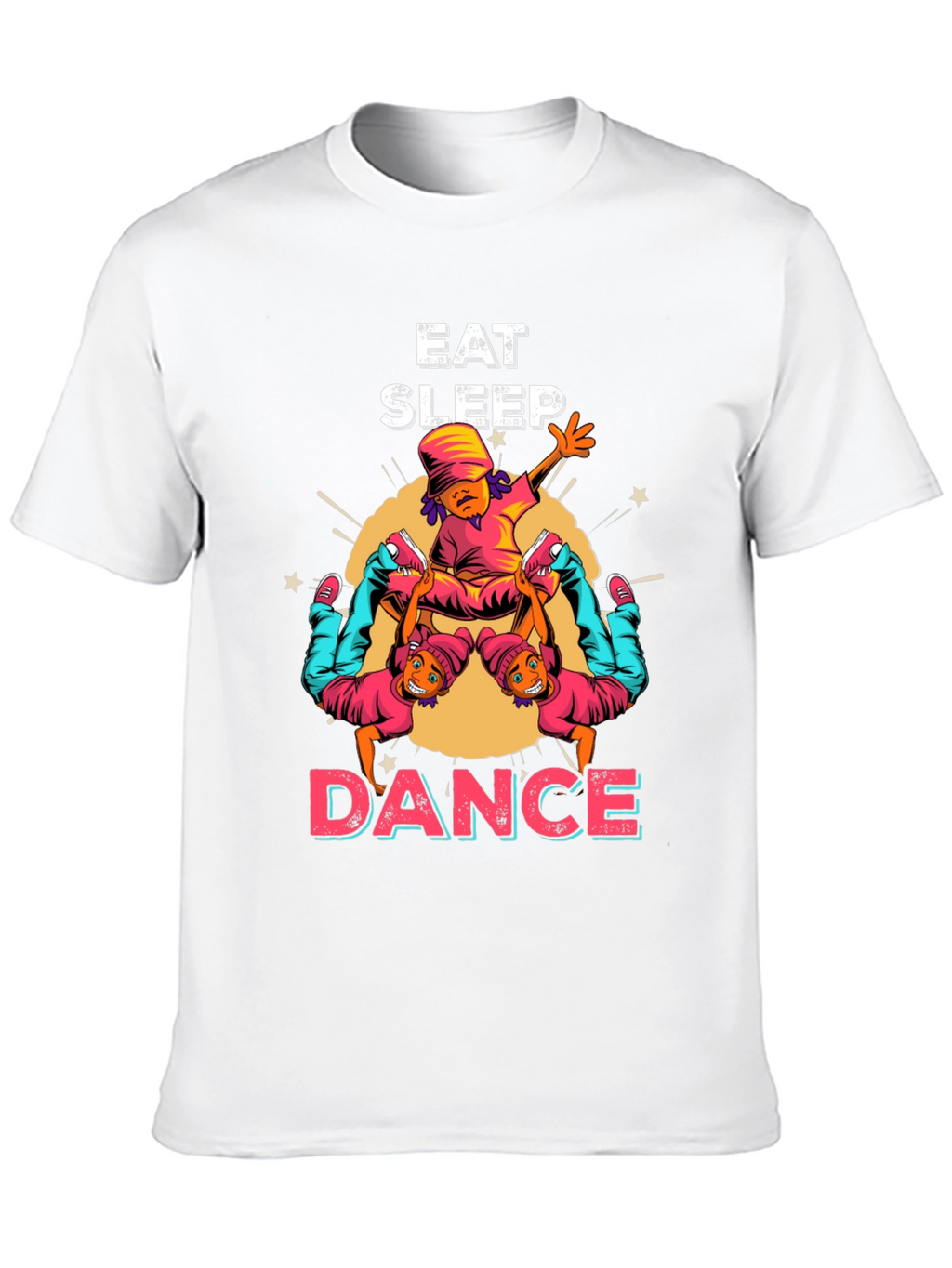 Eat Sleep Dance Graphic T-Shirt - Urban Style