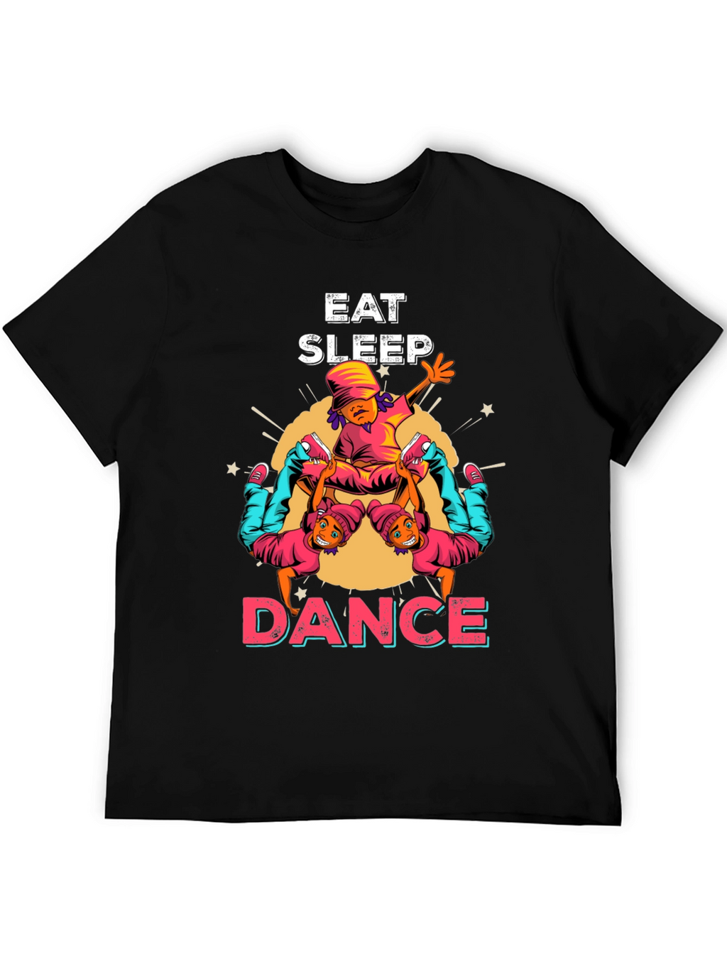 Eat Sleep Dance Graphic T-Shirt - Urban Style