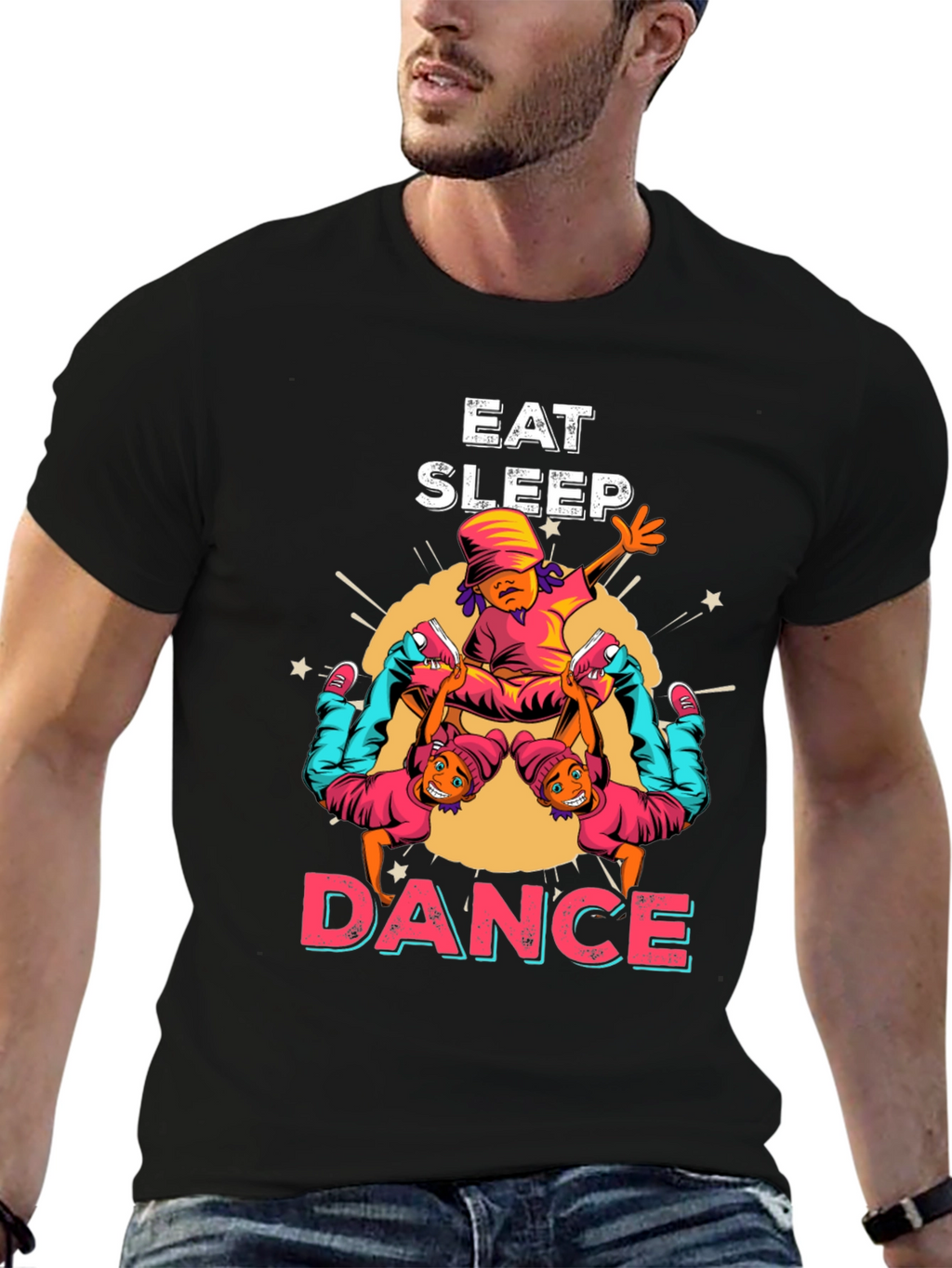 Eat Sleep Dance Graphic T-Shirt - Urban Style