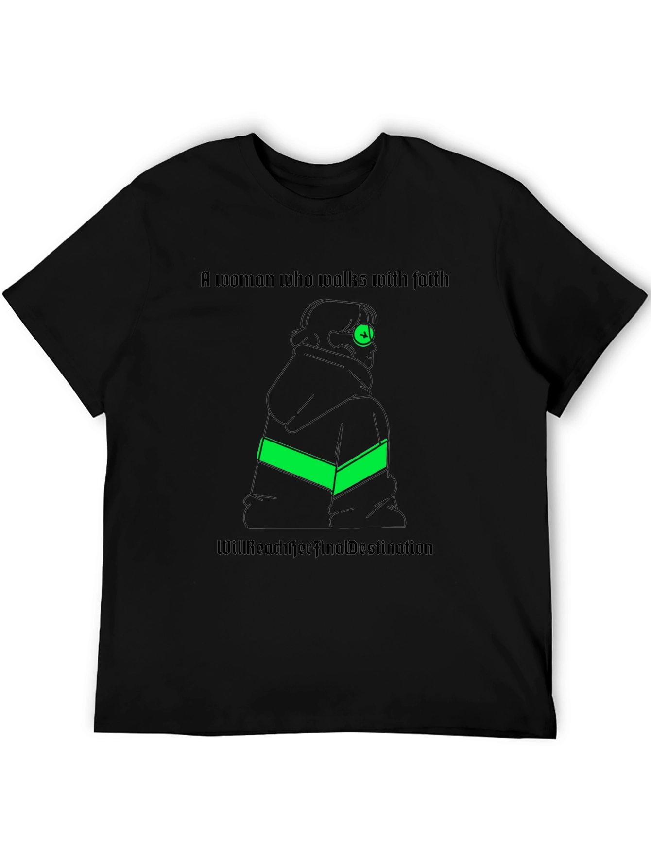 Faithful Woman T-Shirt: Reach Your Destination