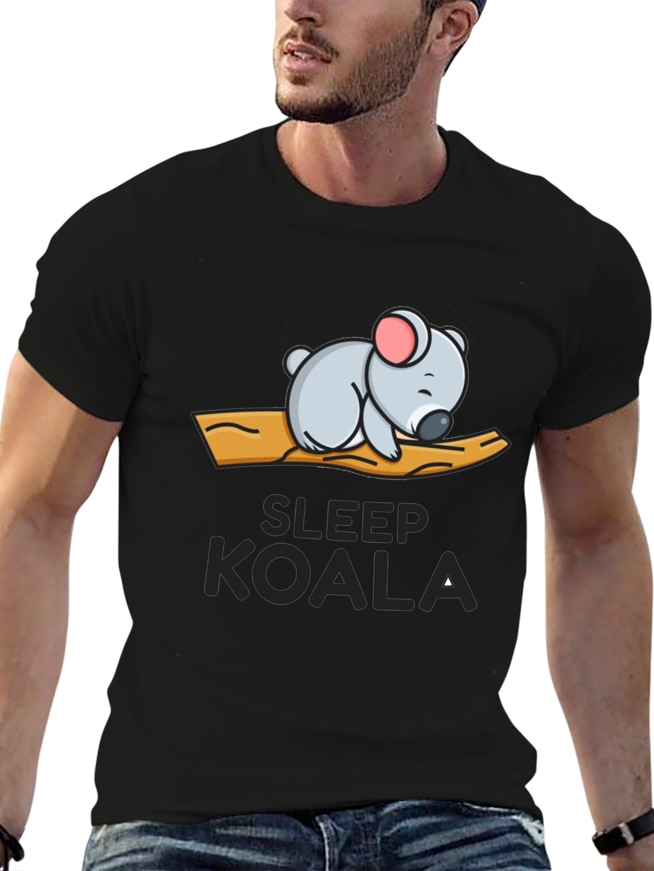 Sleepy Koala Graphic T-Shirt