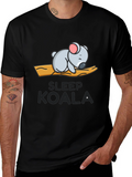 Sleepy Koala Graphic T-Shirt