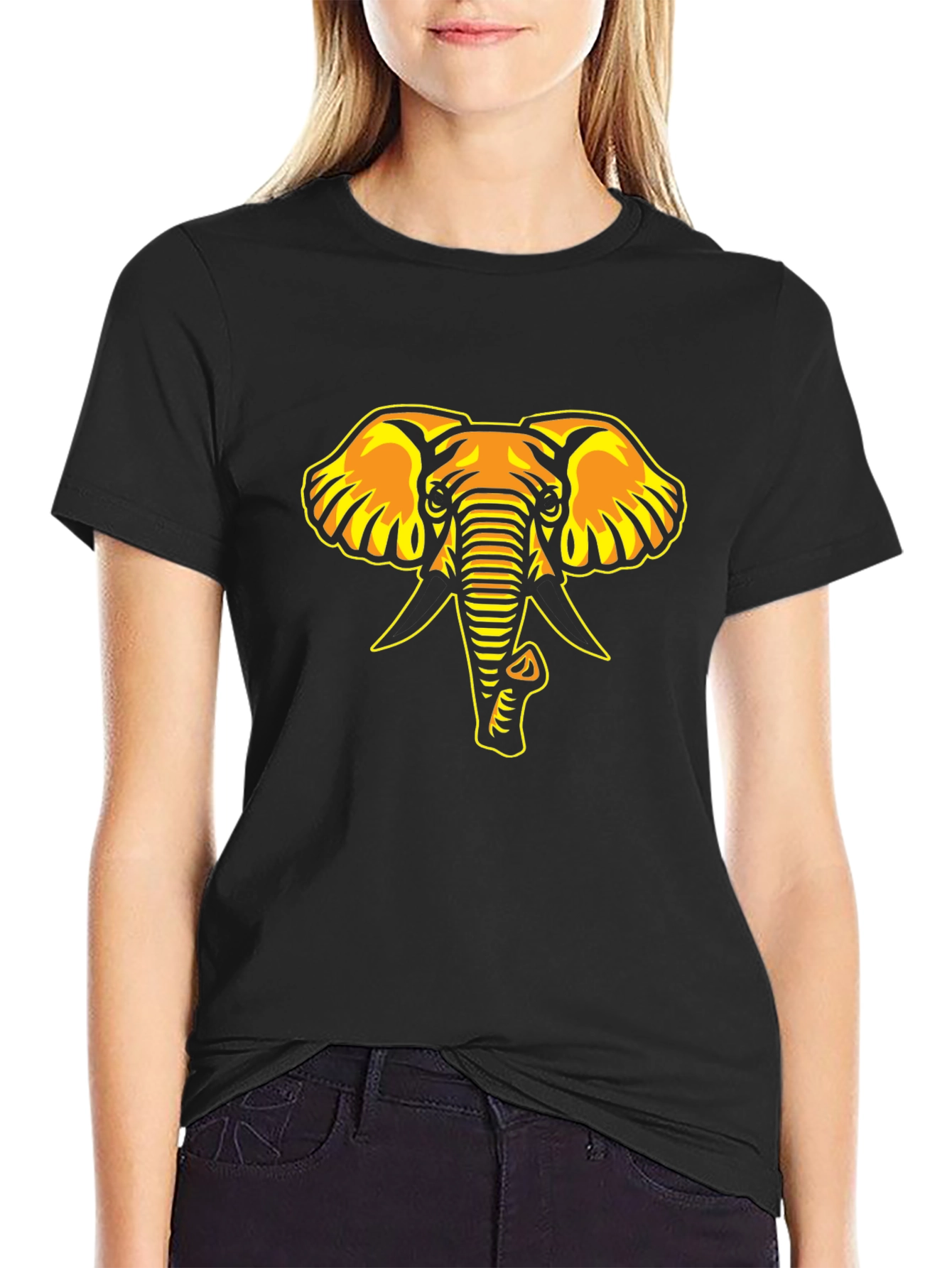 Black Elephant Graphic Tee