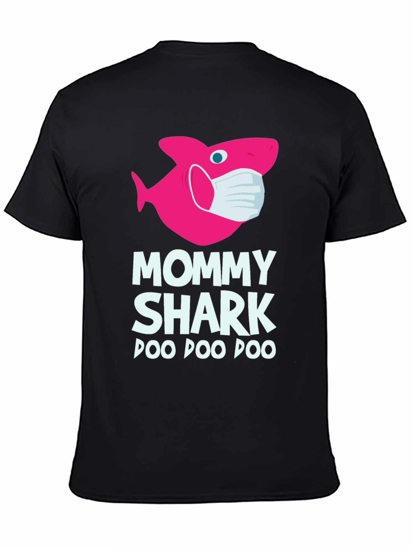Mommy Shark Doo Doo Doo T-Shirt - Novelty Graphic Tee