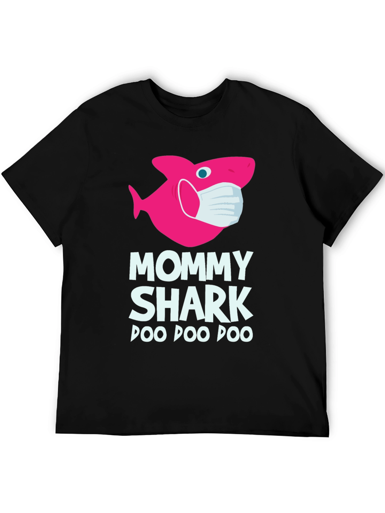 Mommy Shark Doo Doo Doo T-Shirt - Novelty Graphic Tee