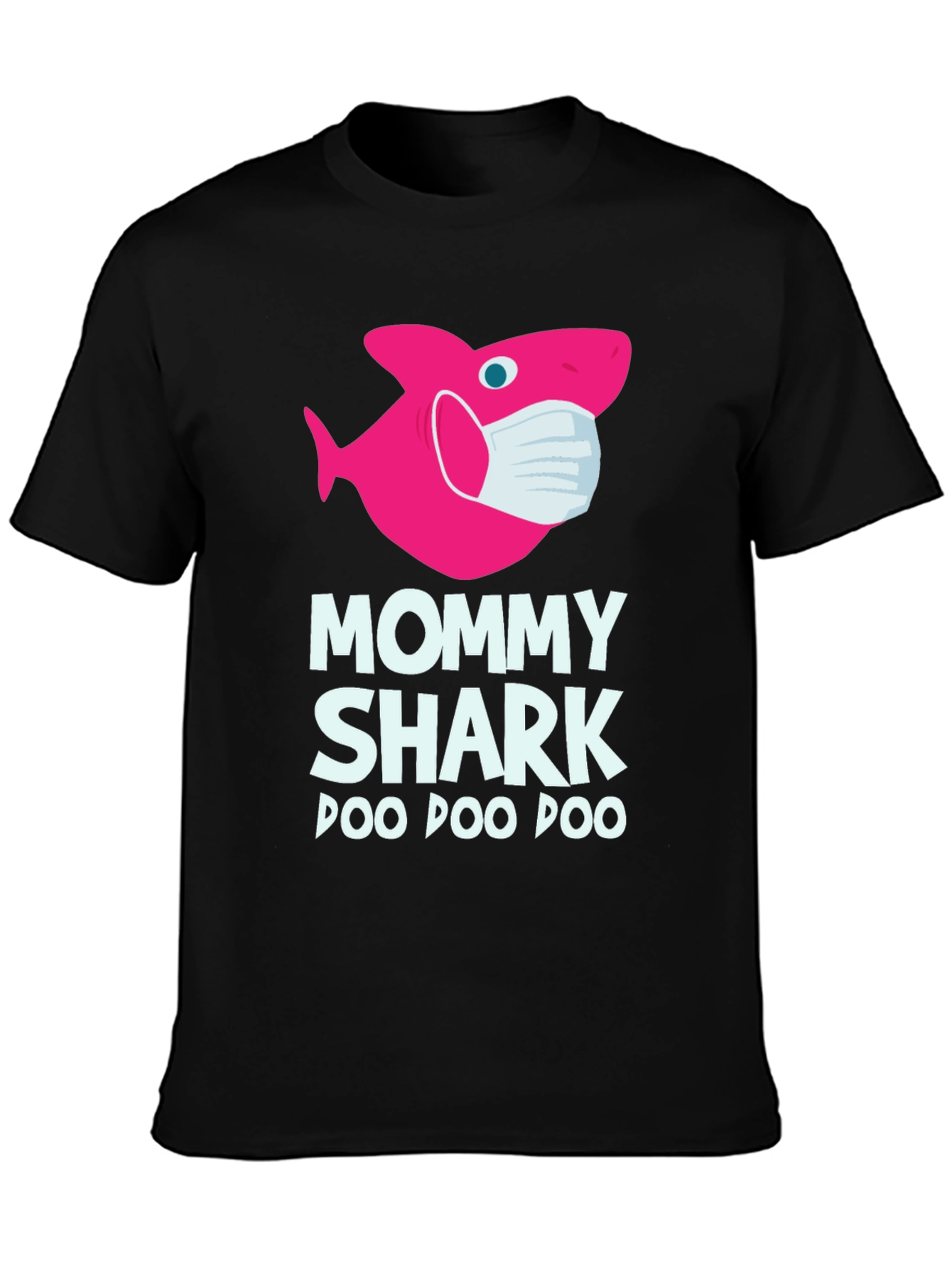 Mommy Shark Doo Doo Doo T-Shirt - Novelty Graphic Tee