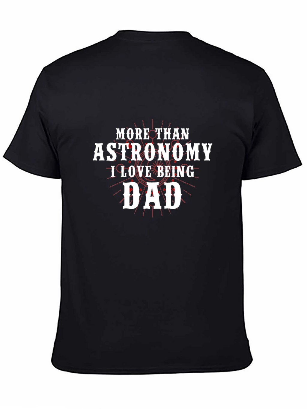 Astronomy Dad Graphic Tee - Black