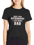 Astronomy Dad Graphic Tee - Black
