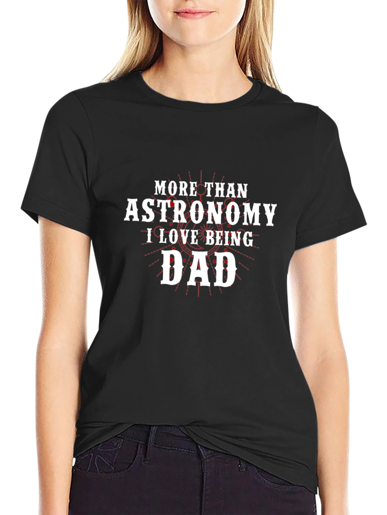 Astronomy Dad Graphic Tee - Black
