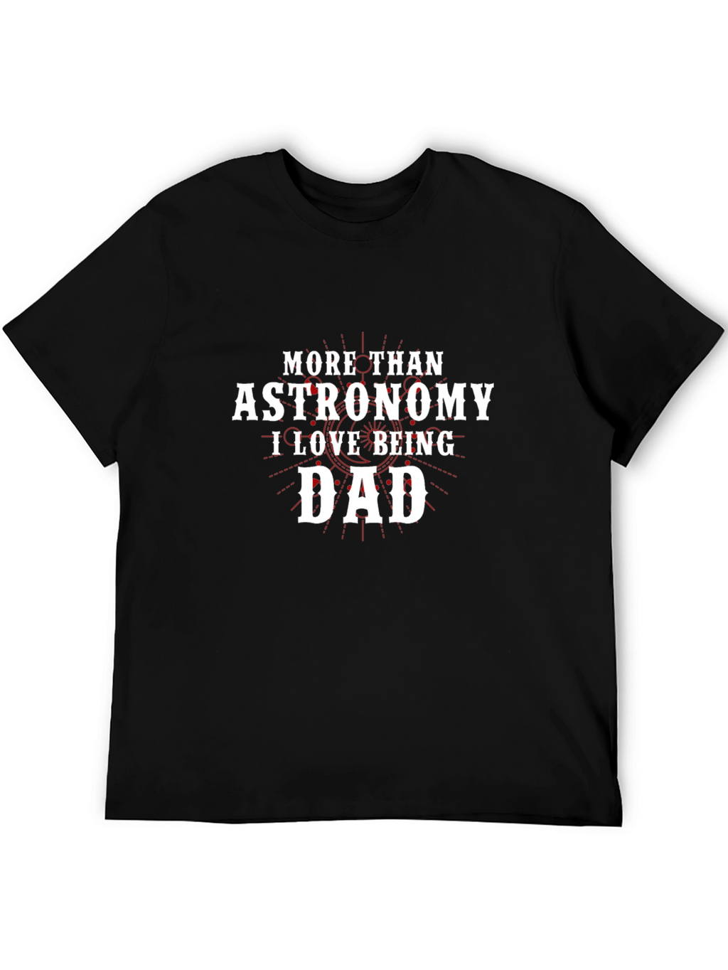 Astronomy Dad Graphic Tee - Black