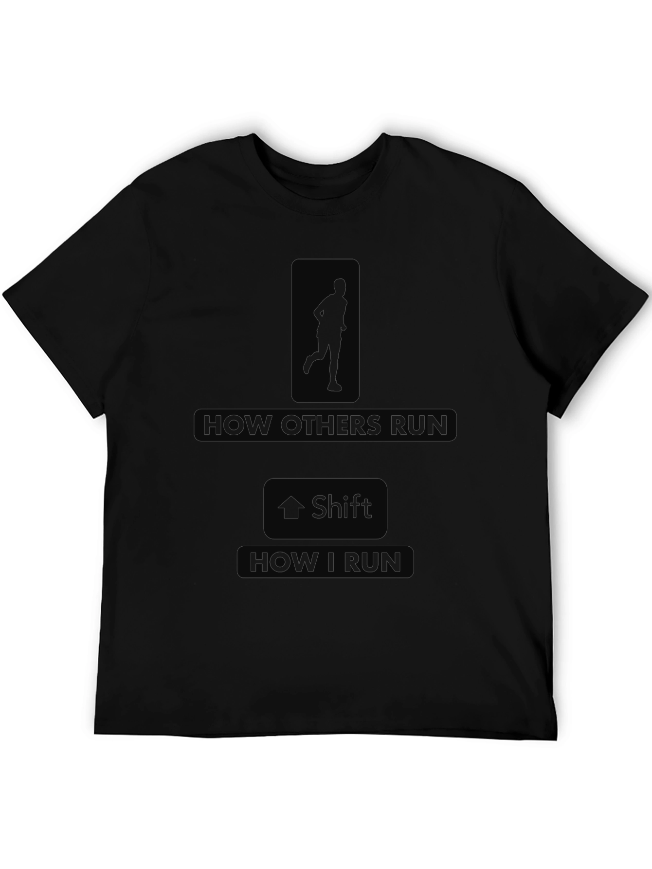 Funny Running T-Shirt - How I Run Design