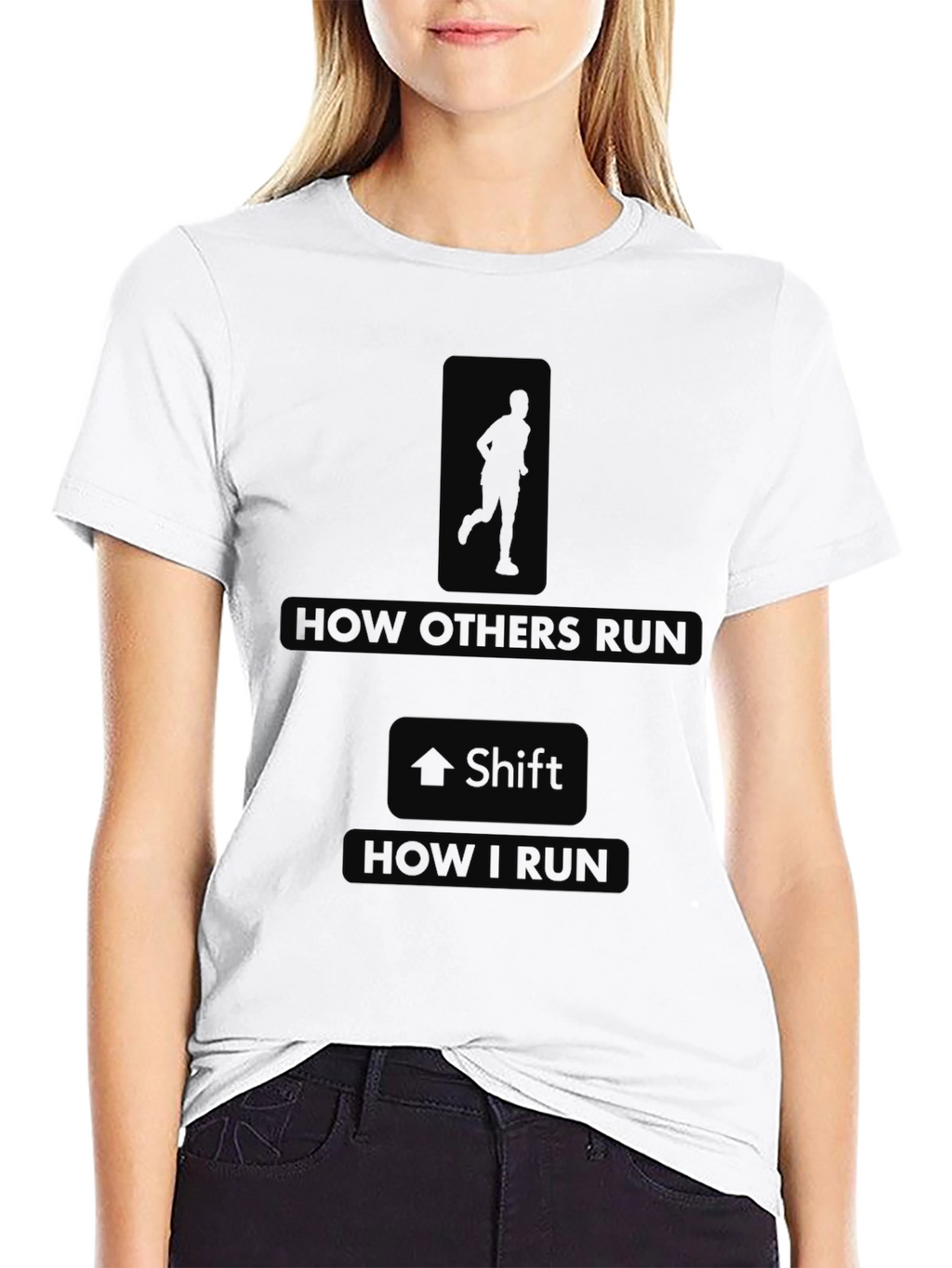Funny Running T-Shirt - How I Run Design